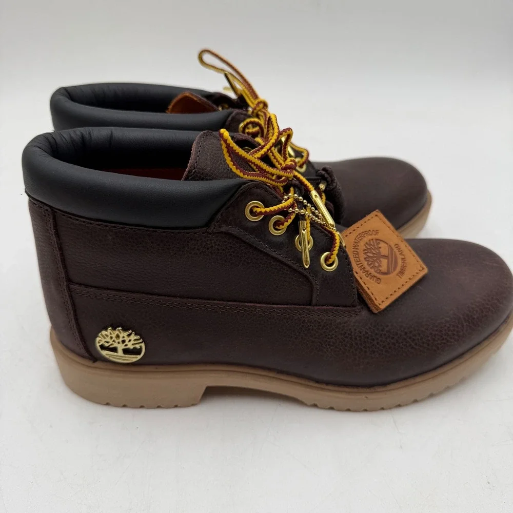 Timberland 1973 Newman Boots Mens 7.5 Brown Waterproof Leather Chukka Insulated